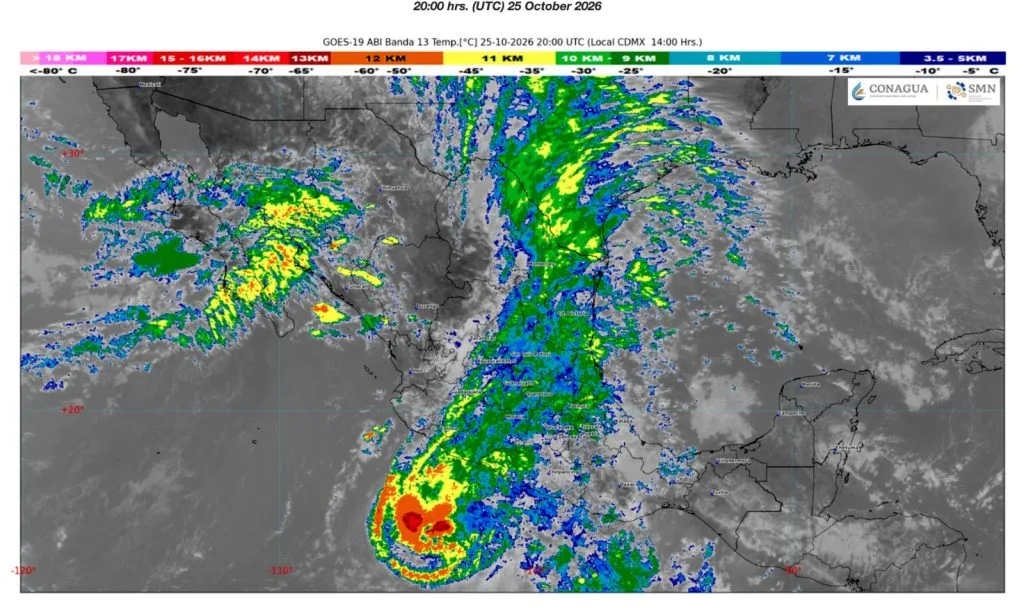 Aviso preventivo de Protección Civil de Los Cabos por lluvias y viento