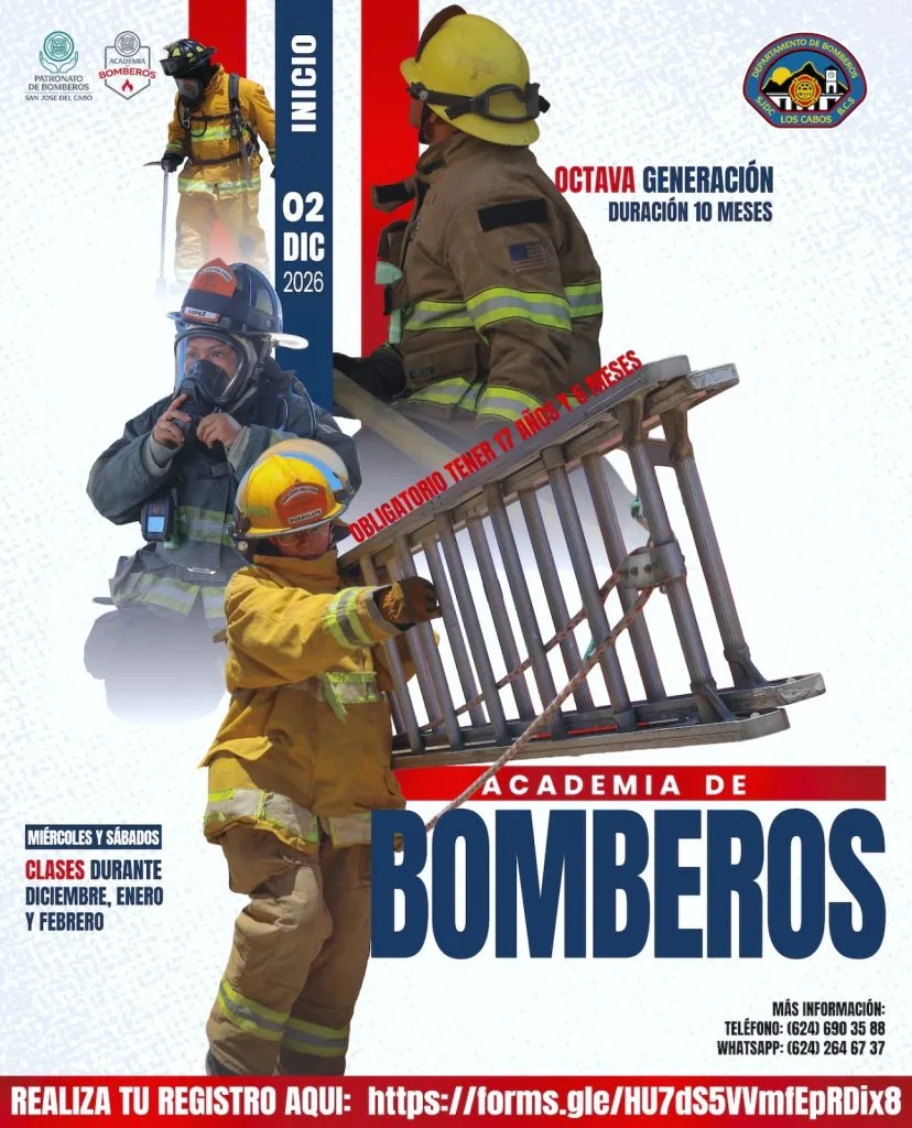Integrantes del Departamento de Bomberos de San José del Cabo