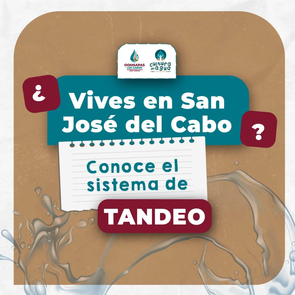 OOMSAPAS crew operating water network valves in San José del Cabo