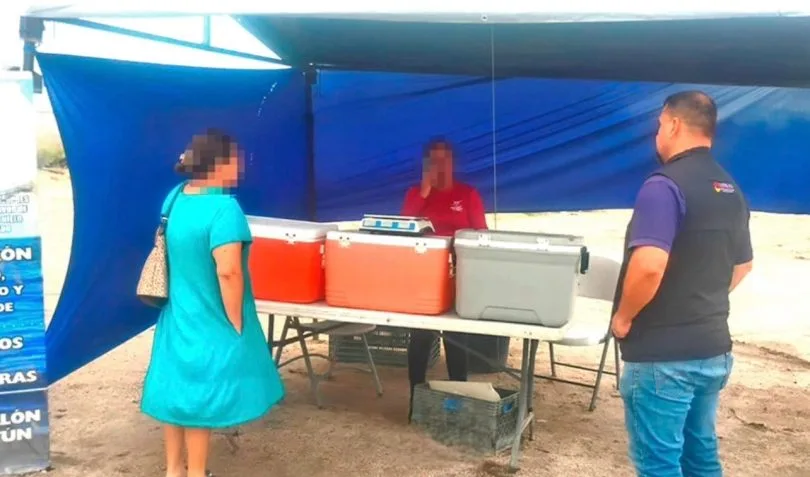 Venta de alimentos en vía pública en Baja California Sur