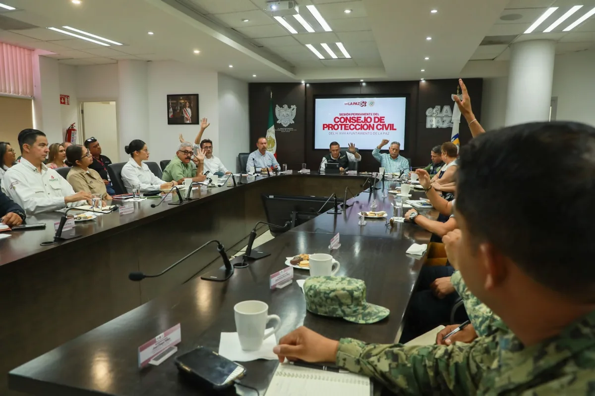 Session of La Paz Municipal Civil Protection Council