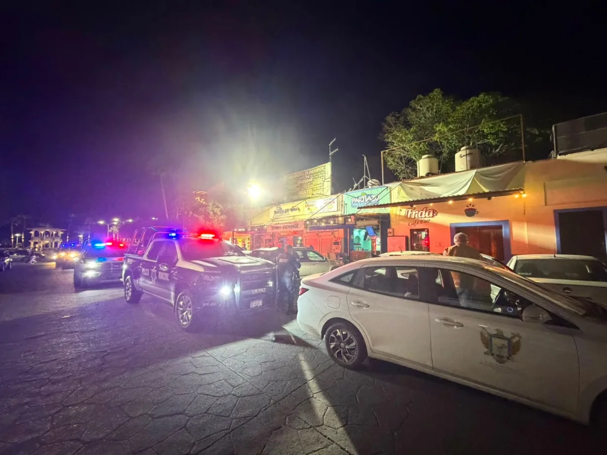 Municipal inspectors check licenses and operating hours at a nightspot in La Paz